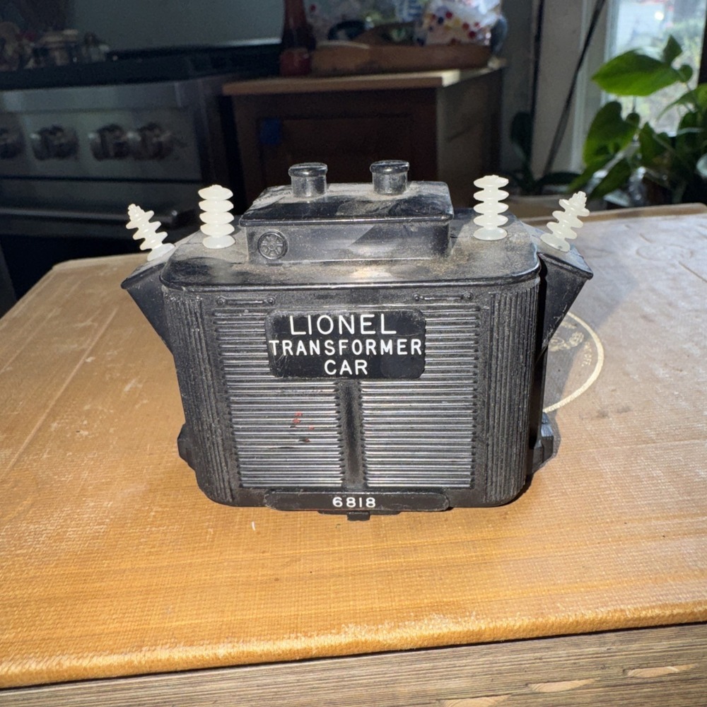 LIONEL TRANSFORMER BLACK PLASTIC FOR 6818 CAR VINTAGE 1958 O GAUGE REPAIR PIECE